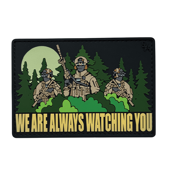 ПВХ патч "WE ARE ALWAYS WATCHING YOU"