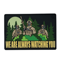 ПВХ патч "WE ARE ALWAYS WATCHING YOU"