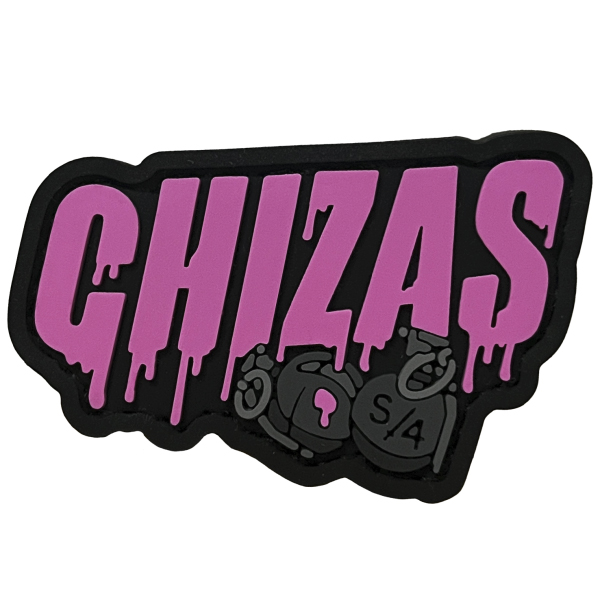 ПВХ патч "CHIZAS" рожевий