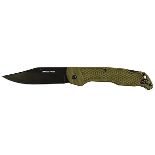 Ніж Ontario Knife Camp Plus EDC Forest Green. Фото 2