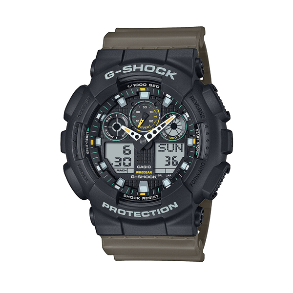 Годинник Casio G-SHOCK Classic GA-100TU-1A3ER Black