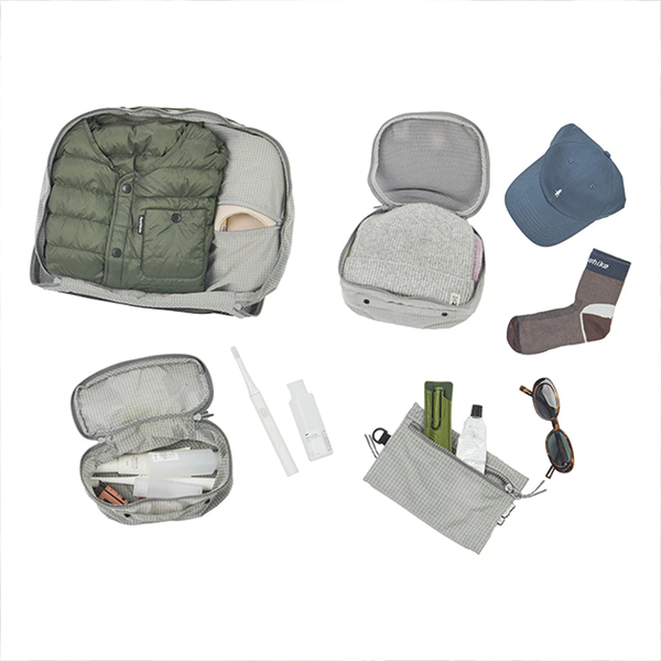 Косметичка Naturehike CNK2350XB010, 20х10х10 см, сірий. Фото 2