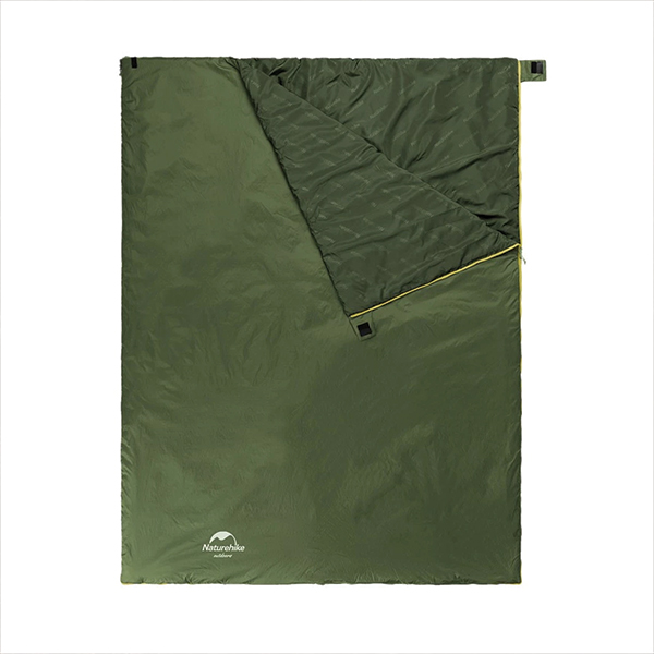 Спальний мішок Naturehike LW180 Mini NH21MSD04, правий, XL, темно-зелений. Фото 2