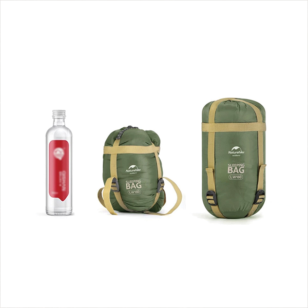 Спальний мішок Naturehike LW180 Mini NH21MSD04, лівий, XL, темно-зелений. Фото 3