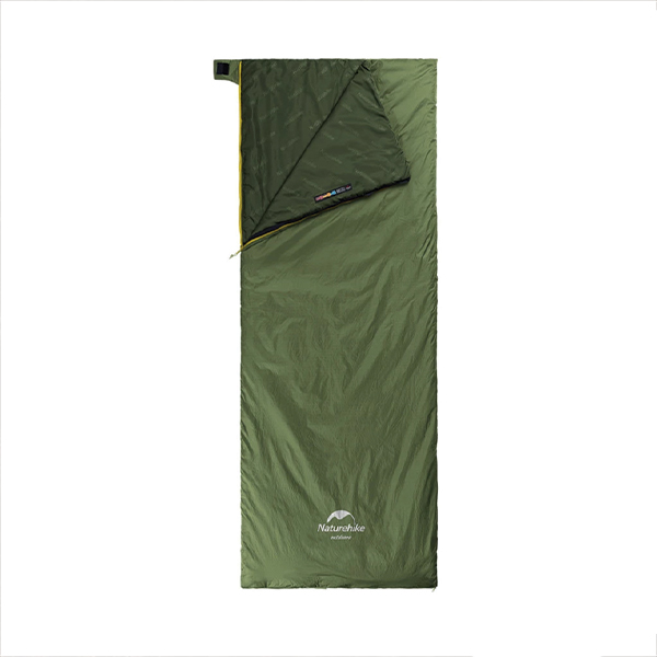 Спальний мішок Naturehike LW180 Mini NH21MSD04, правий, темно-зелений