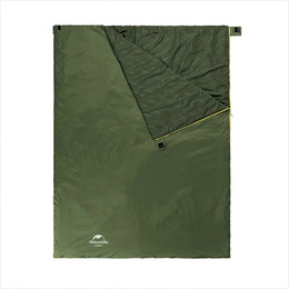 Спальний мішок Naturehike LW180 Mini NH21MSD04, правий, темно-зелений
