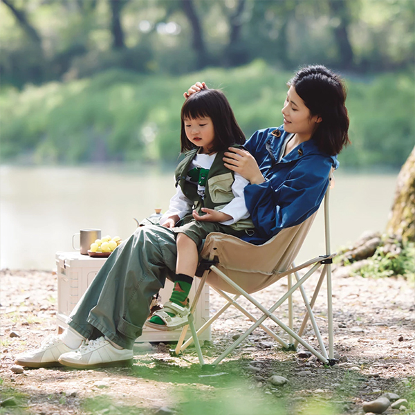 Стілець складаний Naturehike Stellaluna T01 CNH23JU13002, S, бежевий. Фото 5