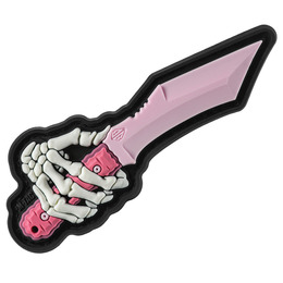 M-Tac нашивка Skeleton Knife PVC Pink