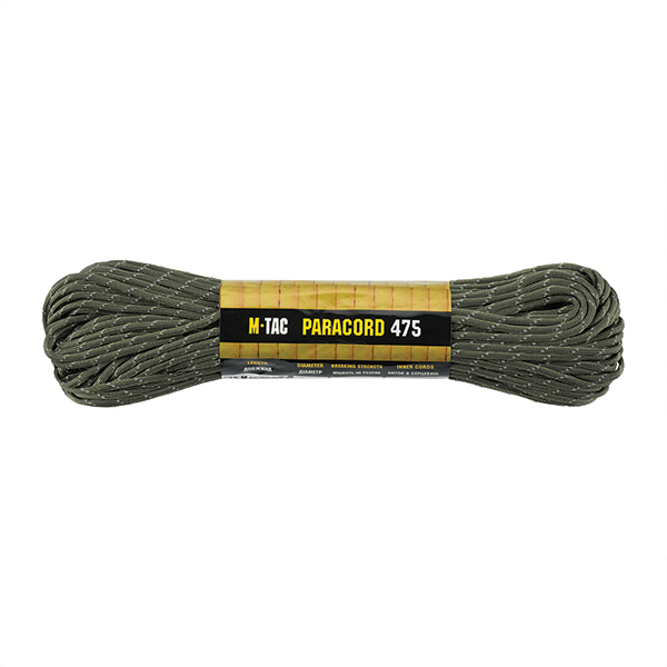 M-Tac паракорд 475 Ranger Green Reflective 30м