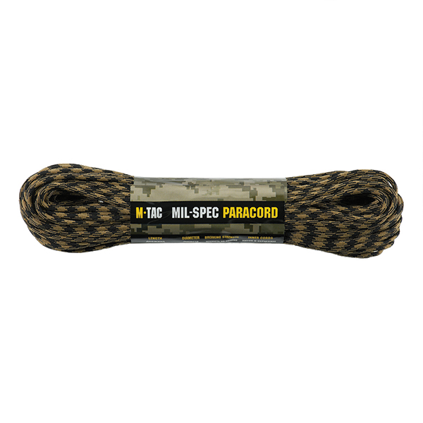 M-Tac паракорд 550 mil-spec Black/Coyote 30м