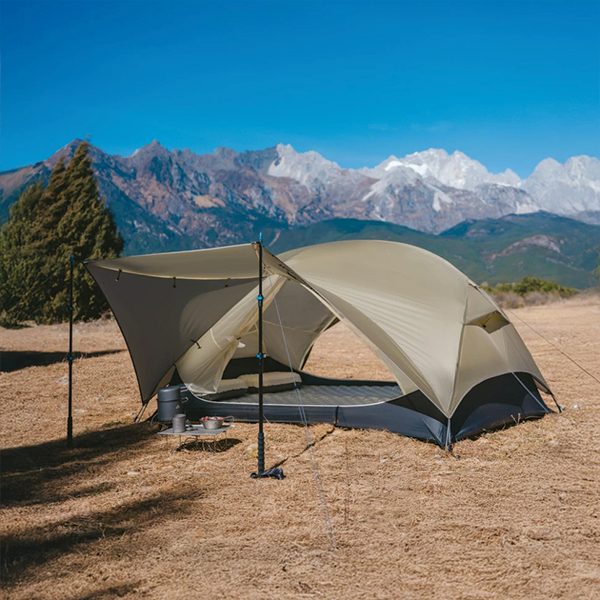 Намет надлегкий двомісний Naturehike Mongar CNK2550WS016, 15D, сiрий. Фото 2