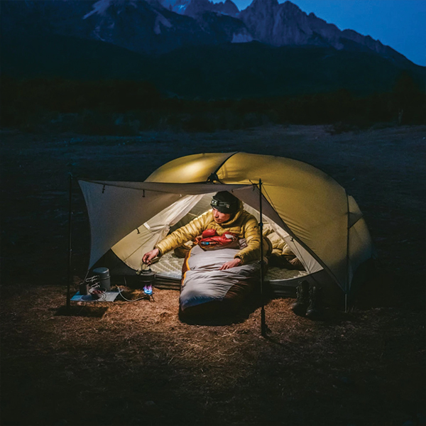 Намет надлегкий двомісний Naturehike Mongar CNK2550WS016, 15D, сiрий. Фото 5