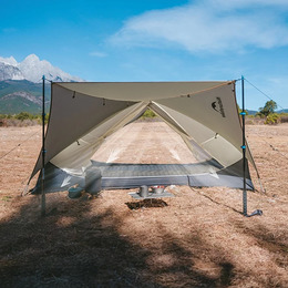 Намет надлегкий двомісний Naturehike Mongar CNK2550WS016, 15D, сiрий. Фото 7