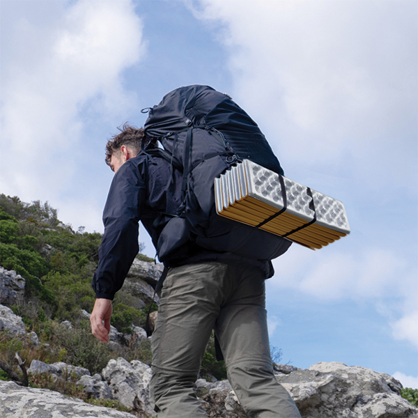 Килимок складний IXPE Naturehike CNK2550WS030, алюмінієва плівка, 18 мм, оливковий-зелений. Фото 3