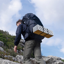 Килимок складний IXPE Naturehike CNK2550WS030, алюмінієва плівка, 18 мм, оливковий-зелений. Фото 3