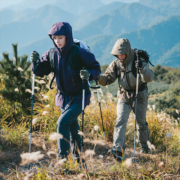Трекінгова палиця 3-секційна Naturehike ST06 NH17D006-D, 66-135 см, зелена. Фото 3