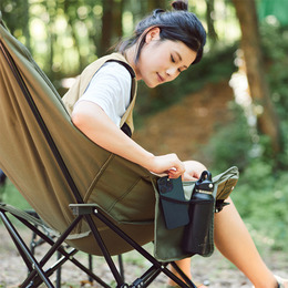 Стілець складаний Naturehike CNK2450JJ020, оливковий зелений. Фото 7