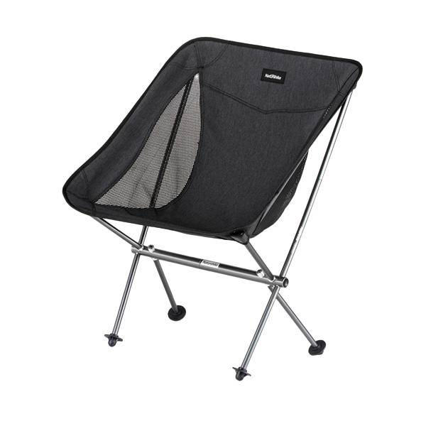 Стілець складаний Naturehike Stellaluna L04 CNK2450JJ015, розмір M, алюміній, чорний