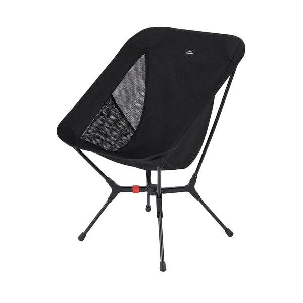 Стілець складаний ультралегкий Naturehike CNK2550JJ013 Yamami YL01, розмір М, алюміній, чорний
