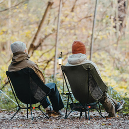 Стілець складаний ультралегкий Naturehike CNK2550JJ013 Yamami YL01, розмір М, алюміній, чорний. Фото 5