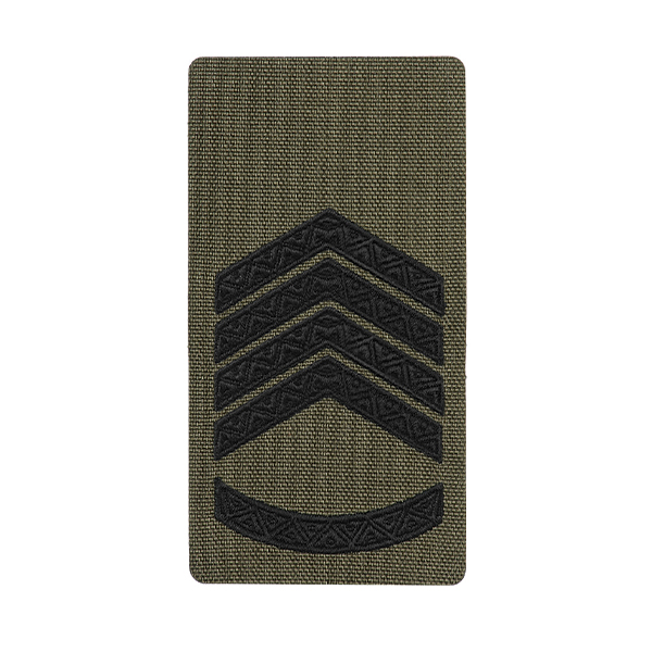 M-Tac погон на липучці Головний сержант (вишивка) Ranger Green