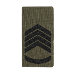 M-Tac погон на липучці Головний сержант (вишивка) Ranger Green