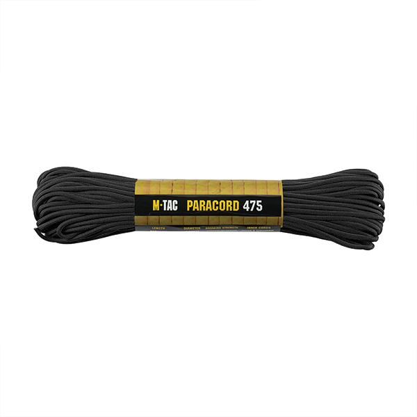 M-Tac паракорд 475 Black 30м