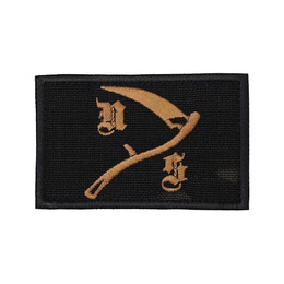 Вишитий патч "NS Multicam Black and Gold"