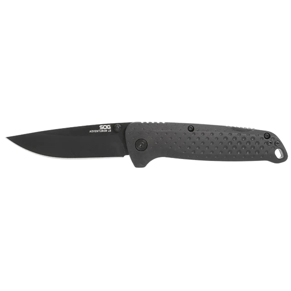 Розкладний ніж SOG Adventurer LB, Black/Black. Фото 2