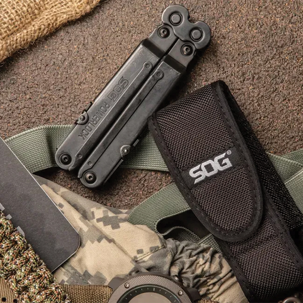 Мультитул SOG PowerLock EOD w/V-Cutter, Black Oxide/Nylon Sheath. Фото 11