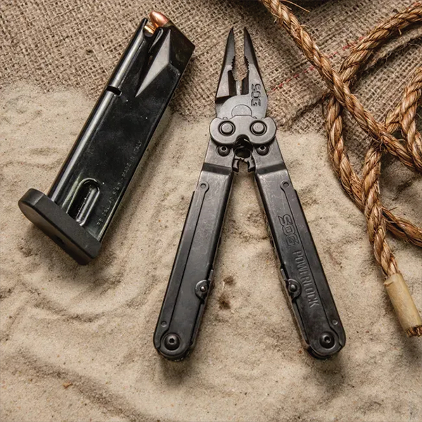 Мультитул SOG PowerLock EOD w/V-Cutter, Black Oxide/Nylon Sheath. Фото 9