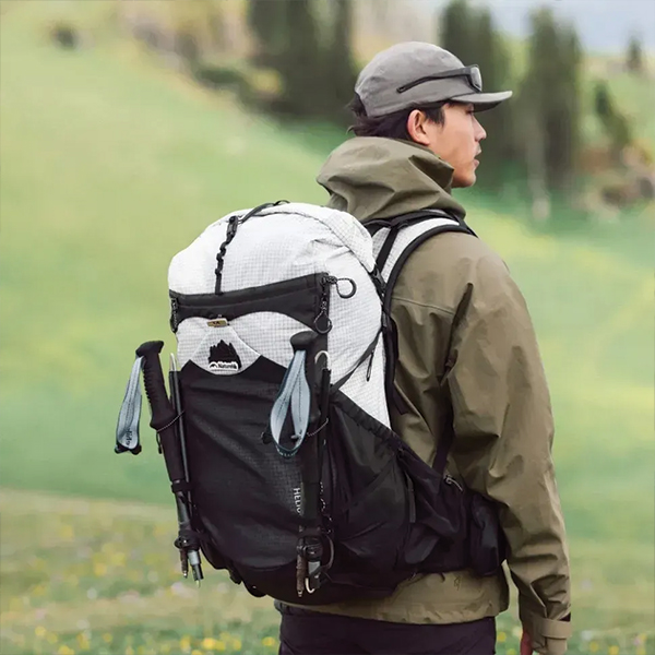 Рюкзак туристичний Naturehike Helium CNK2450XB016, 40 л, білий, L. Фото 6