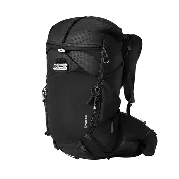 Рюкзак туристичний Naturehike Helium CNK2450XB016, 40 л, чорний, M