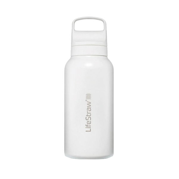 Пляшка-фільтр для води LifeStraw Go SS Filter Bottle, 1 л, Polar White