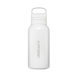 Пляшка-фільтр для води LifeStraw Go SS Filter Bottle, 1 л, Polar White