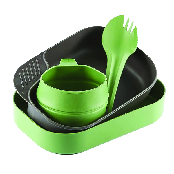 Набір посуду WILDO Camp-A-Box Light Green Sugarcane 