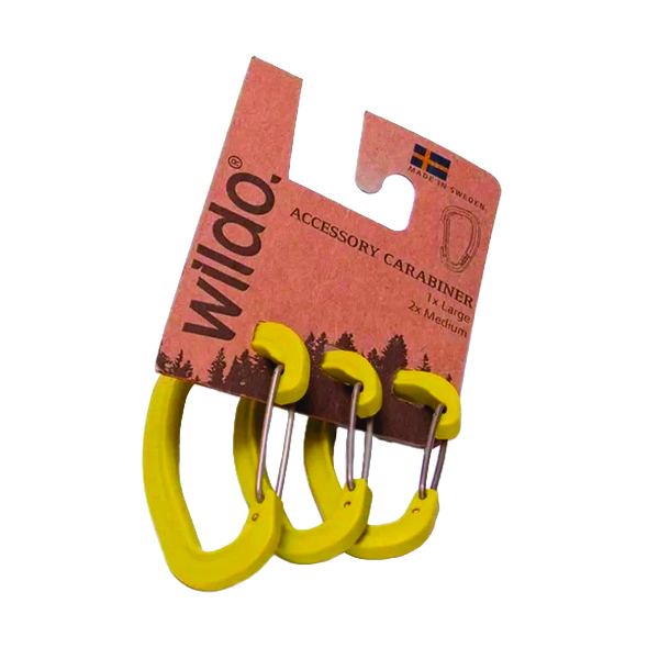 Карабін WILDO Accessory Carabiner Set Lime 