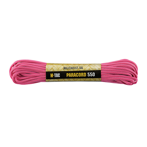M-Tac паракорд 550 type III 15m Neon Pink