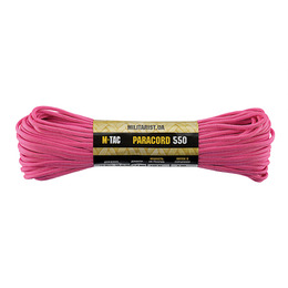 M-Tac паракорд 550 type III 30m Neon Pink