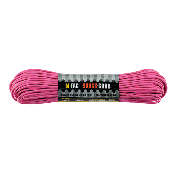 M-Tac паракорд Shock-Cord 3 mm 30m Neon Pink