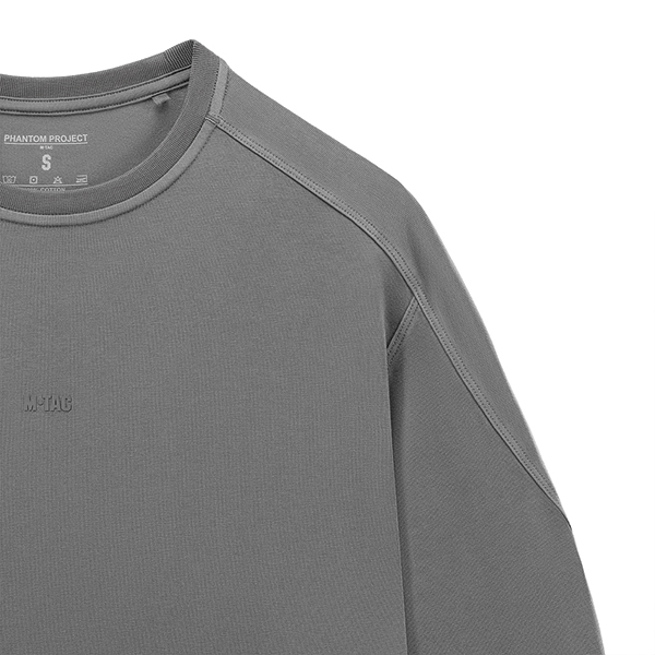 Phantom Project/M-Tac футболка Long Sleeve Cotton Hard (GD) Grey. Фото 3