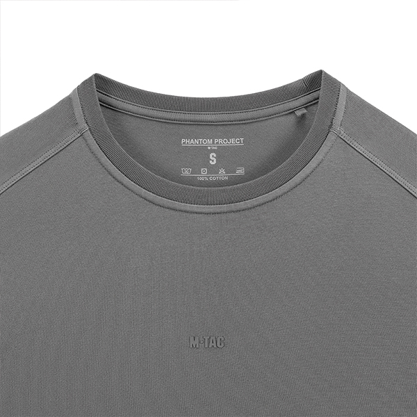 Phantom Project/M-Tac футболка Long Sleeve Cotton Hard (GD) Grey. Фото 5
