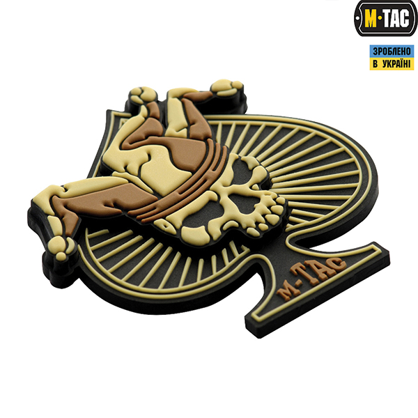 M-Tac нашивка Ace of Spades 3D PVC Black/Coyote. Фото 2