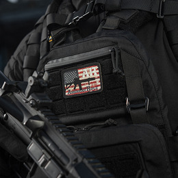 M-Tac нашивка AR-15 Americal Rifle (80*50 мм) Black/Gid. Фото 3