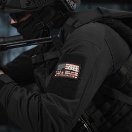 M-Tac нашивка AR-15 Americal Rifle (80*50 мм) Black/Gid. Фото 9