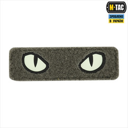 M-Tac нашивка Cat Eyes (type 2) Laser Cut Ranger Green/GID