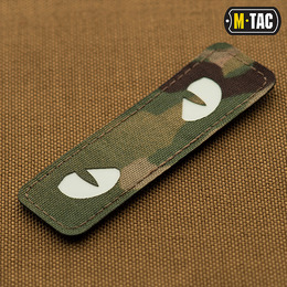 M-Tac нашивка Cat Eyes Laser Cut Multicam /GID. Фото 4