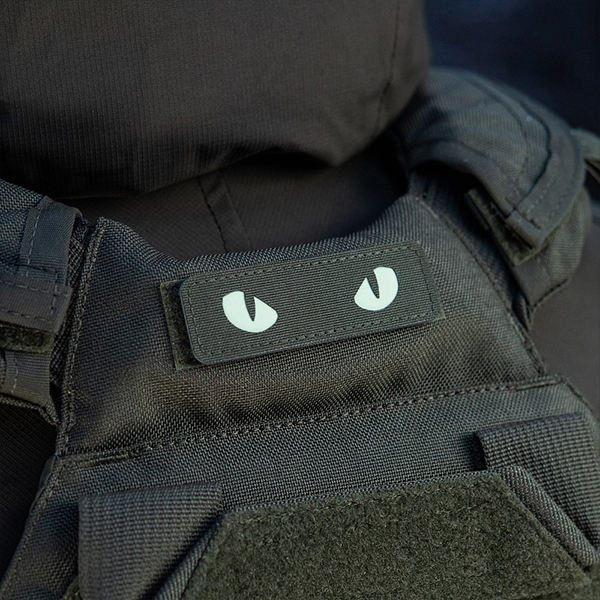 M-Tac нашивка Cat Eyes Laser Cut Ranger Green/GID. Фото 6