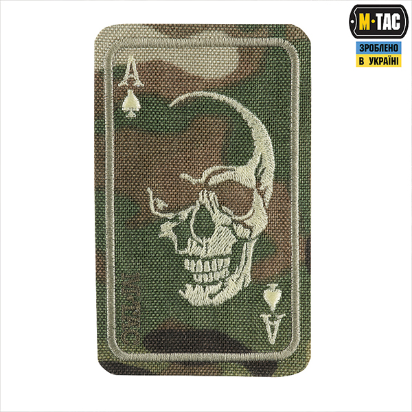 M-Tac нашивка Face of war (вишивка) Multicam