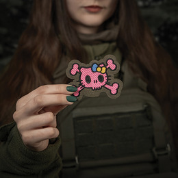 M-Tac нашивка KITTY (вишивка) Pink/Ranger green. Фото 4